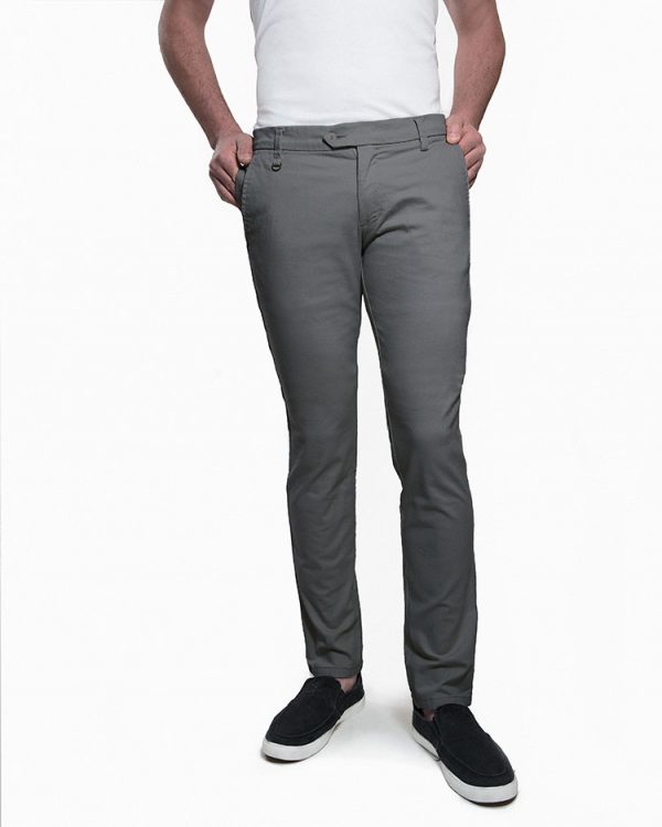 pantalon chino gris