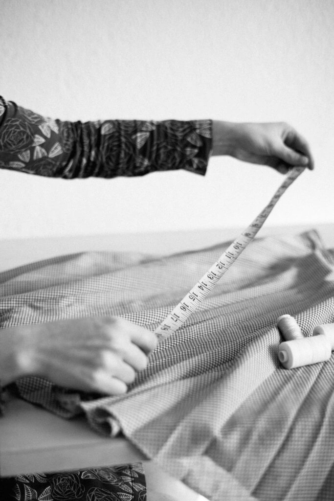 Fashion design - The working tools of a couturière 